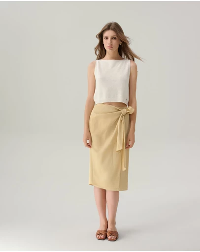 IDA+S - Kate Wrap Midi Skirt