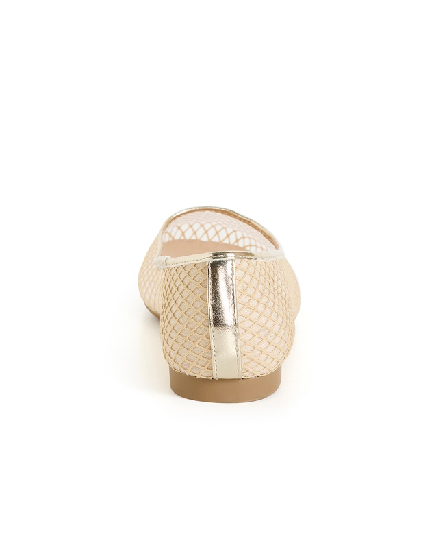 City Chic - WIDE FIT Indi Mesh Ballet Flat