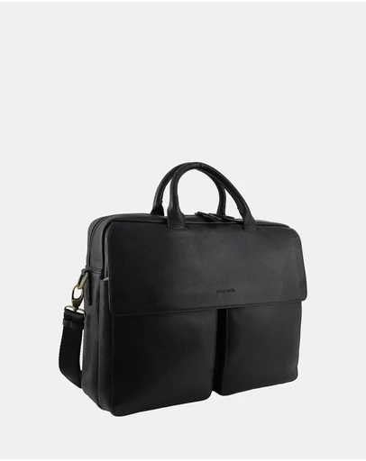 Pierre Cardin - Pierre Cardin Men's Leather Classic Messenger/Computer Bag
