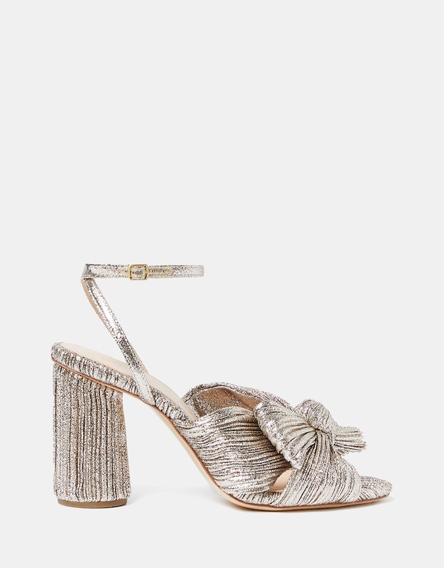 Loeffler Randall - Camellia Pleated Knot Heeled Sandals