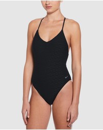 Nike - Swoosh Link Terry Y-Back One Piece Swimsuit