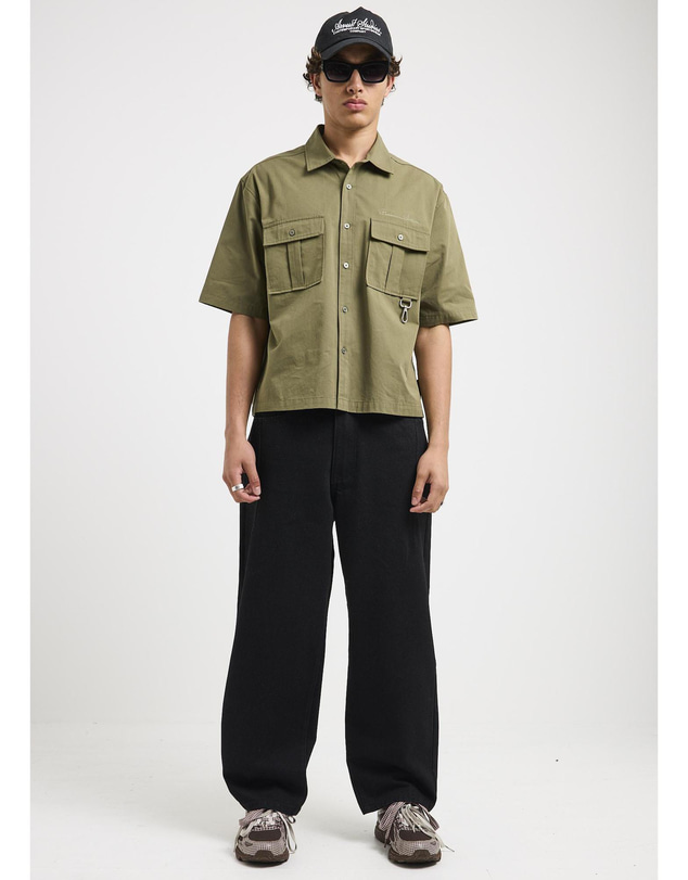 Black Noise White Rain - Raven Relaxed Denim Jeans