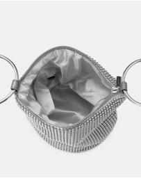 Olga Berg - Bianca Ball Mesh Handle Bag