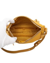 Pre-Loved by Azura Reborn - Pre-Loved Saffiano Trimmed Tessuto Handbag
