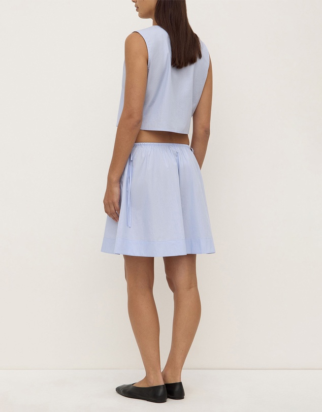 Assembly Label - Havana Stripe Poplin Skirt