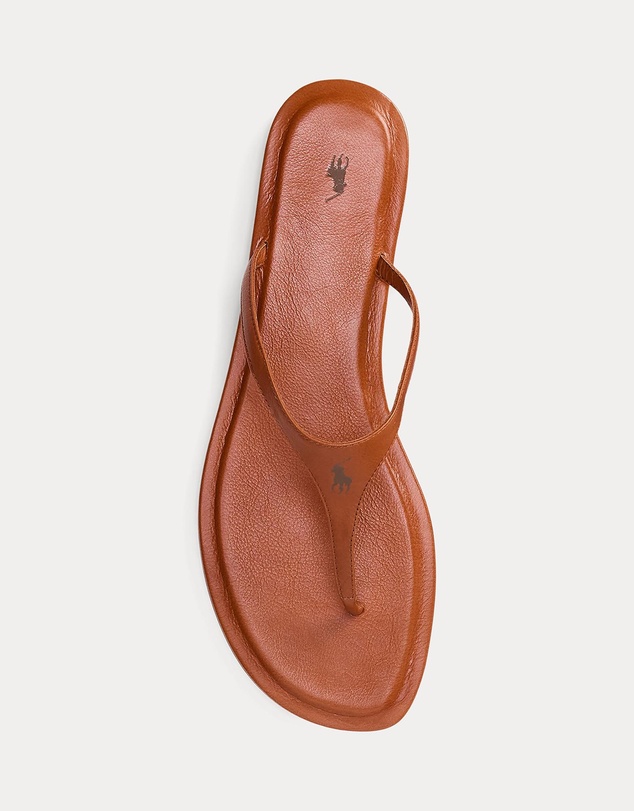 Polo Ralph Lauren - Polo Play Calfskin Thong Sandal - The ICONIC Exclusive