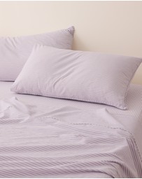 Sheet Society - Leo Washed Cotton Fitted Sheet Set
