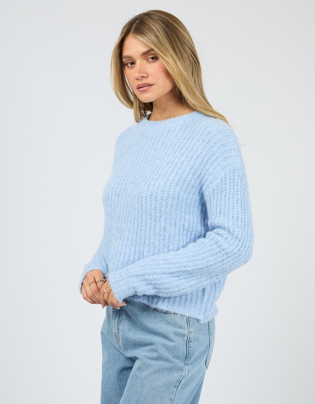 All About Eve - Ivy Knit Jumper Ocean Blue
