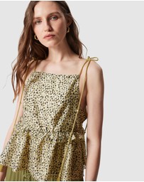 & Other Stories - Peplum-Frill Strap Top