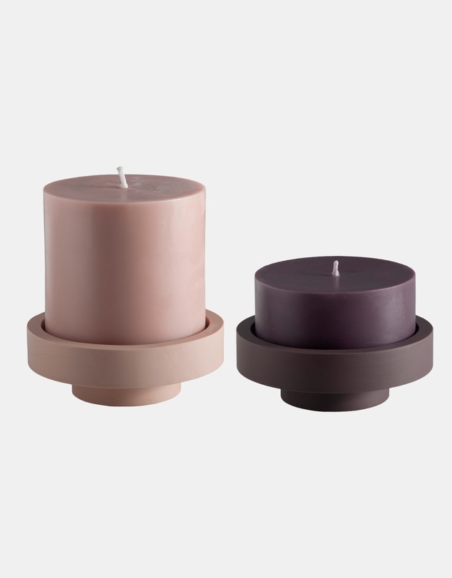 porter green - flipp lrg silicone unbreakable candle holder set