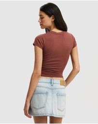 Cotton On - Original Denim Mini Skirt
