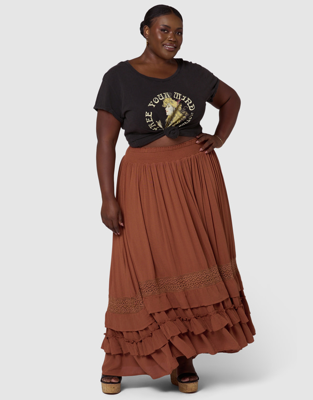 The Poetic Gypsy - Frontier Maxi Skirt