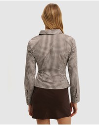 Cotton On - Peyton Gathered Long Sleeve Shirt