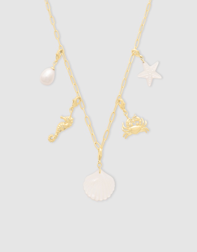 Wanderlust + Co - Keepsakes Pearl Gold Necklace