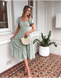 Esther & Co - Celie Dress - Sage