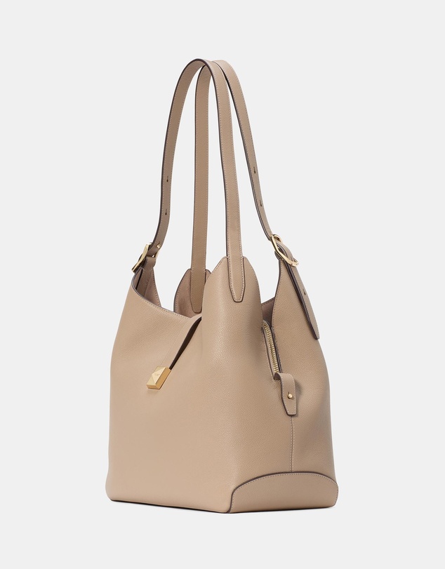 Kate Spade - Deco Pebbled Leather Large Shoulder Bag