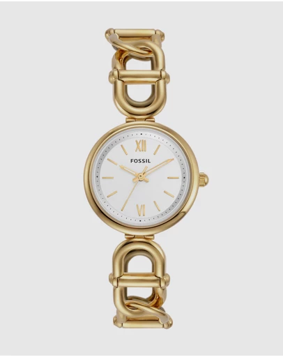 Fossil - Carlie Gold Tone Analogue Watch