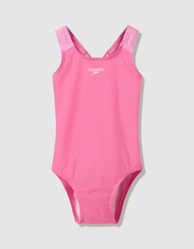 Speedo - Solid Medalist One Piece - Babies-Kids
