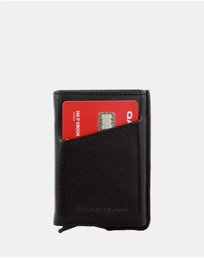 Pierre Cardin - Pierre Cardin Leather Smart Slide Card Holder Tab Wallet