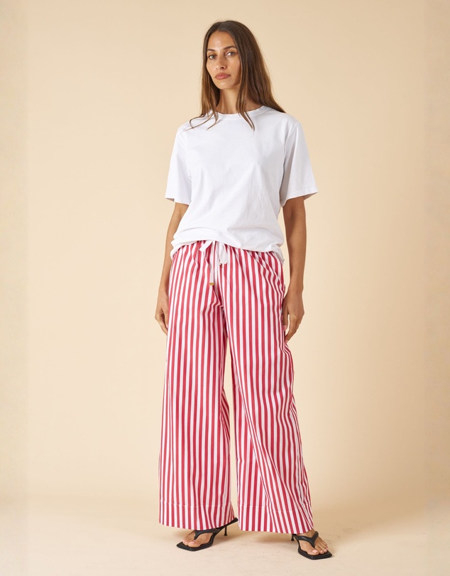 CAMIXA - Palazzo Wide Leg Striped Pants