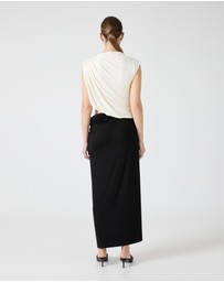 Third Form - Cascade Cutout Jersey Dress