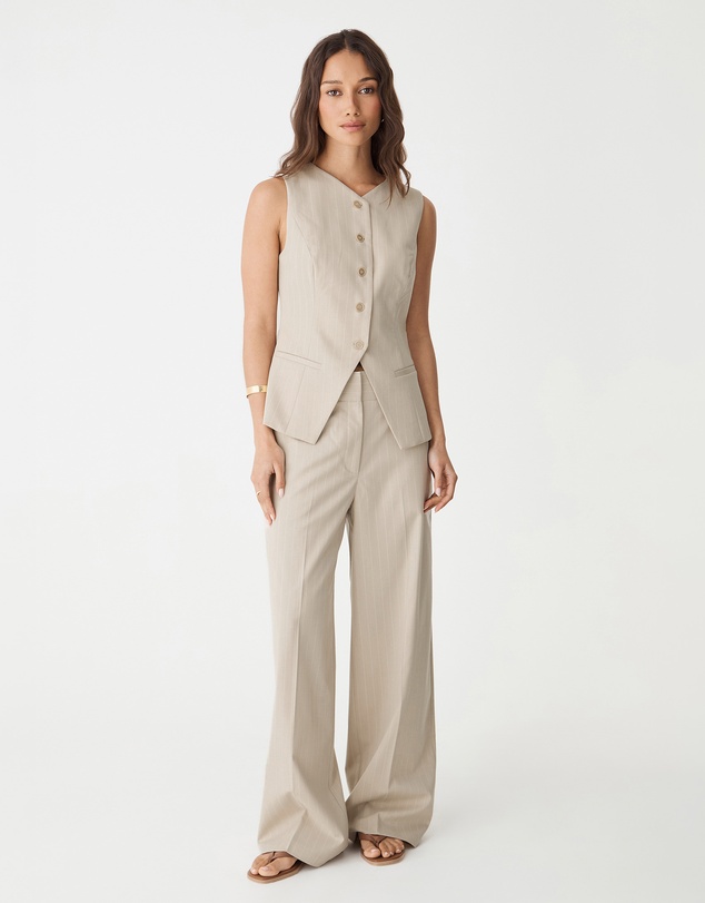 Forcast - Zoe Pinstripe Vest