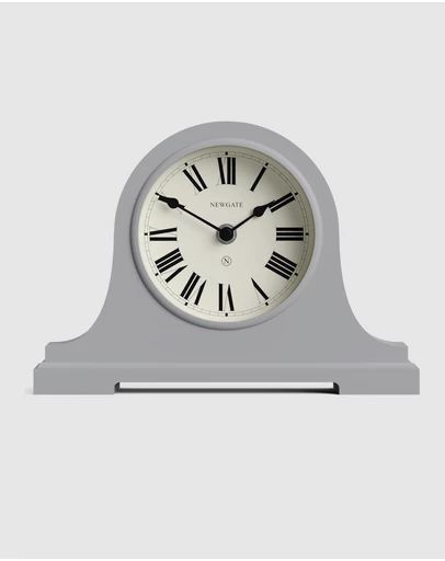 Newgate - Newgate Broadway Mantel Clock-Clockwork Grey