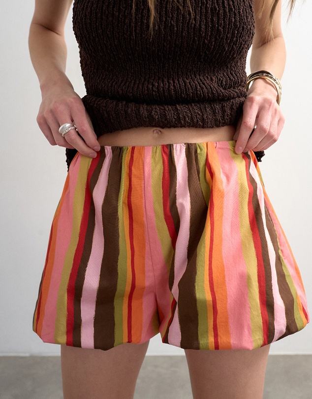 TOPSHOP - Faye Bubble Hem Shorts