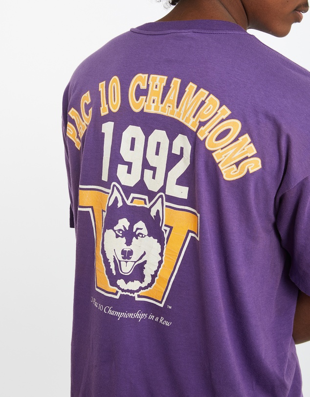Vintage by The Real Deal - Pre Loved - 1993 NCAA Washington Huskies Rose Bowl Tee