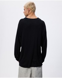 Surrounded By Ghosts - The Nadorite Rib Knit Raglan Long Sleeve T-Shirt