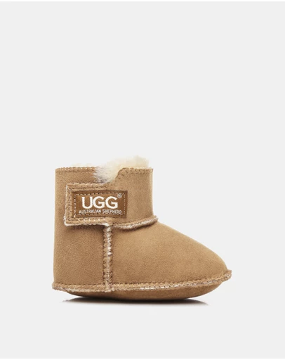 EVERAU - Australian Shepherd Ugg Baby Erin Sheepskin Upper UGG Boots