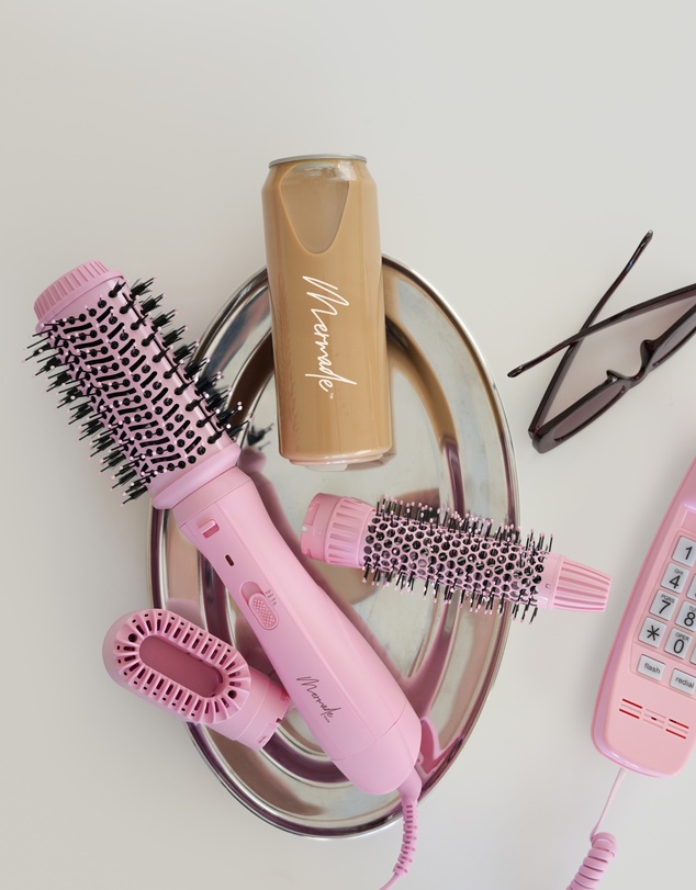 Mermade Hair - Interchangeable Blow Dry Brush Pink