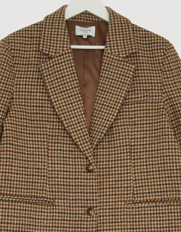 Revibe - Repaired Minima Esenciales Desi Wool Blazer - AU 12
