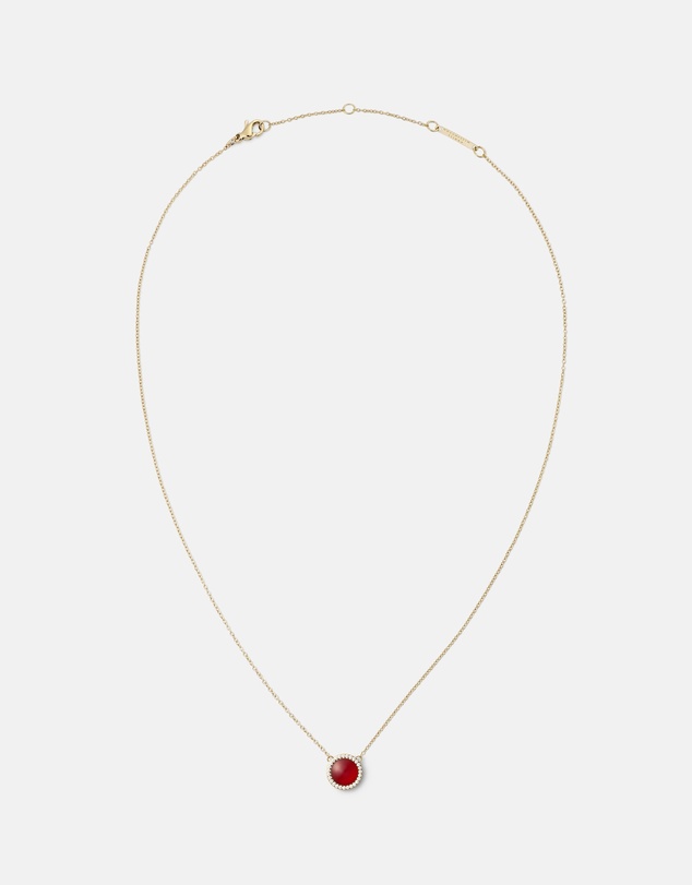 Daniel Wellington - Audrey Necklace Red Agathe