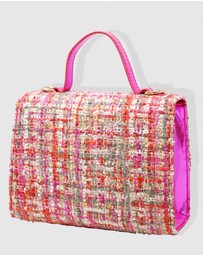 Pink Poppy - Tweed Pink Handbag