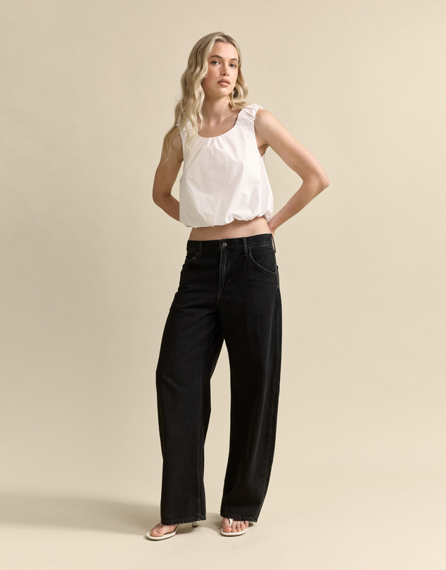 MVN - Bubble Hem Top
