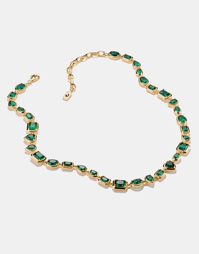 THOMAS SABO - THOMAS SABO Elyndra Necklace with Green Stones