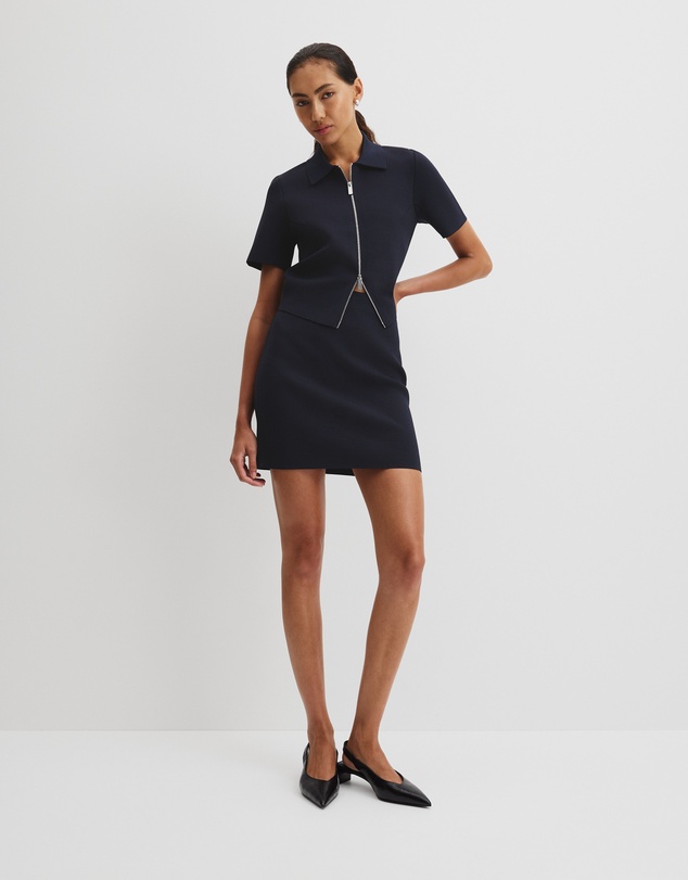 Country Road - Compact Knit Mini Skirt