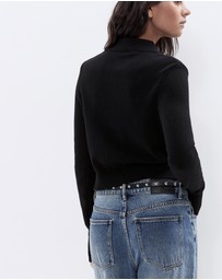UNISON - Collared Button Through Knit