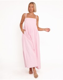 Petal & Pup - Corfu Midi Dress - Pink