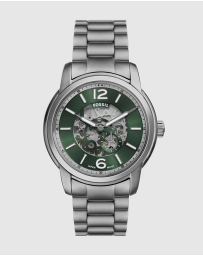 Fossil - Fossil Heritage Silver Tone Analogue Watch