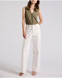 David Lawrence - Ciara Linen Knit Vest