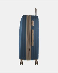 Pierre Cardin - Pierre Cardin Musee 80cm Large Hard-Shell 2-Tone Suitcase
