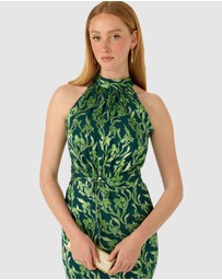SACHA DRAKE - Priscilla Halter Bias Dress
