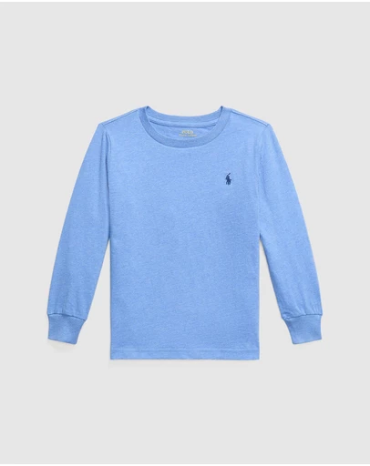 Polo Ralph Lauren - Cotton Jersey LS Tee - ICONIC EXCLUSIVE - Kids