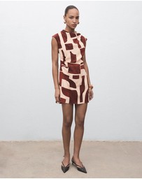 M.N.G - Short Printed Dress