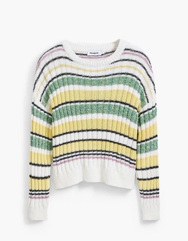 Desigual - Striped color sweater