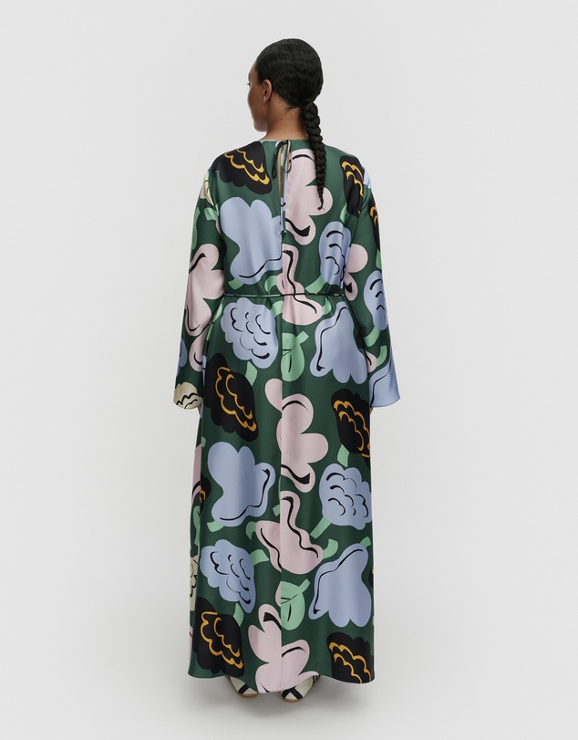 Marimekko - Kaunista Kukasta Kukkaan Silk dress
