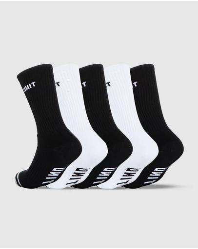 UNIT - UNIT Crew Hi Lux Men's Socks - 5 Pack