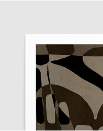 Olive et Oriel - Contour 1 by Shatha Al Dafai Art Print